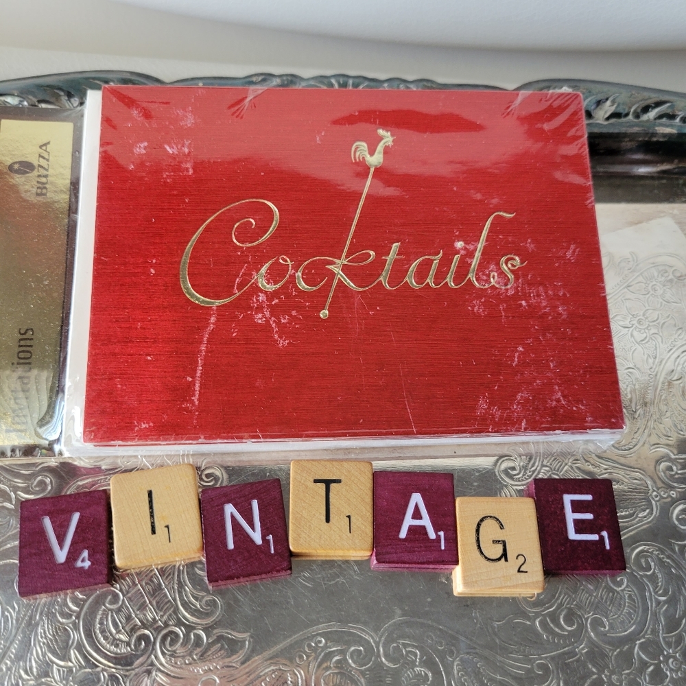 Vintage Cocktail Party Invitations ~ NOS ~ MCM ~ Retro ~ Bar Cart ~ FINAL PRICE! - Picture 3 of 13